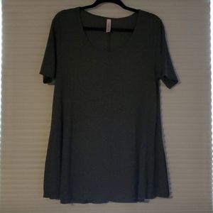 Lularoe Perfect T dark grey